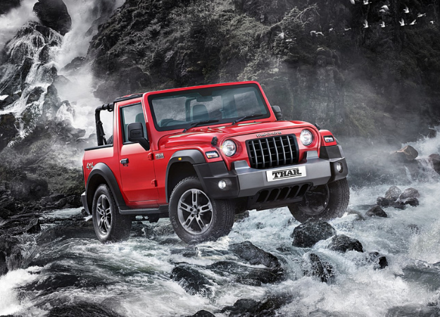 Clicka Car New Mahindra Thar Convertible.