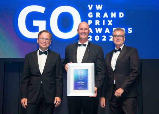 Clicka Car Volkswagen South  Africa  Dealer Grand Prix Awards Ceremony Alan Hudson  Motors